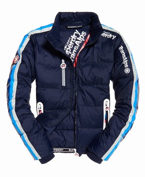 Superdry Trans Alp Ski Fuji Férfi Kabát Sötétkék | ABWMS6450